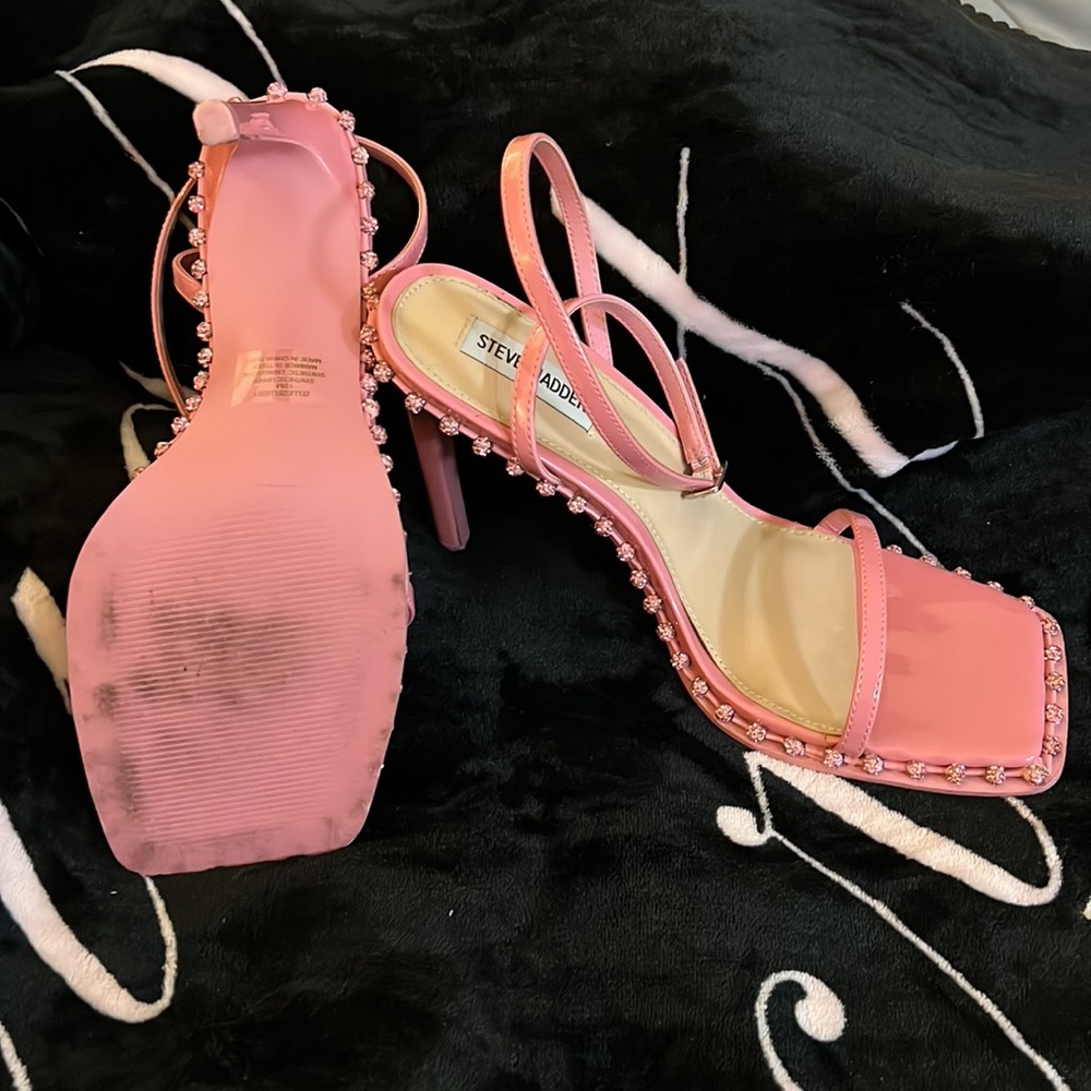 Steve Madden size 10M pink worn 2 times - Picture 2 of 2